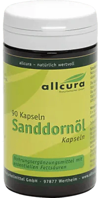 Sea buckthorn oil capsules, carotenoids, vitamin E, essential fatty acids UK