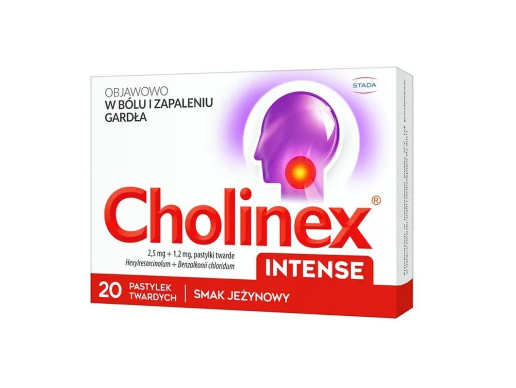 Sore throat Cholinex Intense blackberry