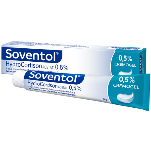 Soventol HydroCortisone Acetate 0.5% cream 30 g