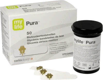 Strips for blood sugar testing, test strips blood sugar, MYLIFE Pura UK