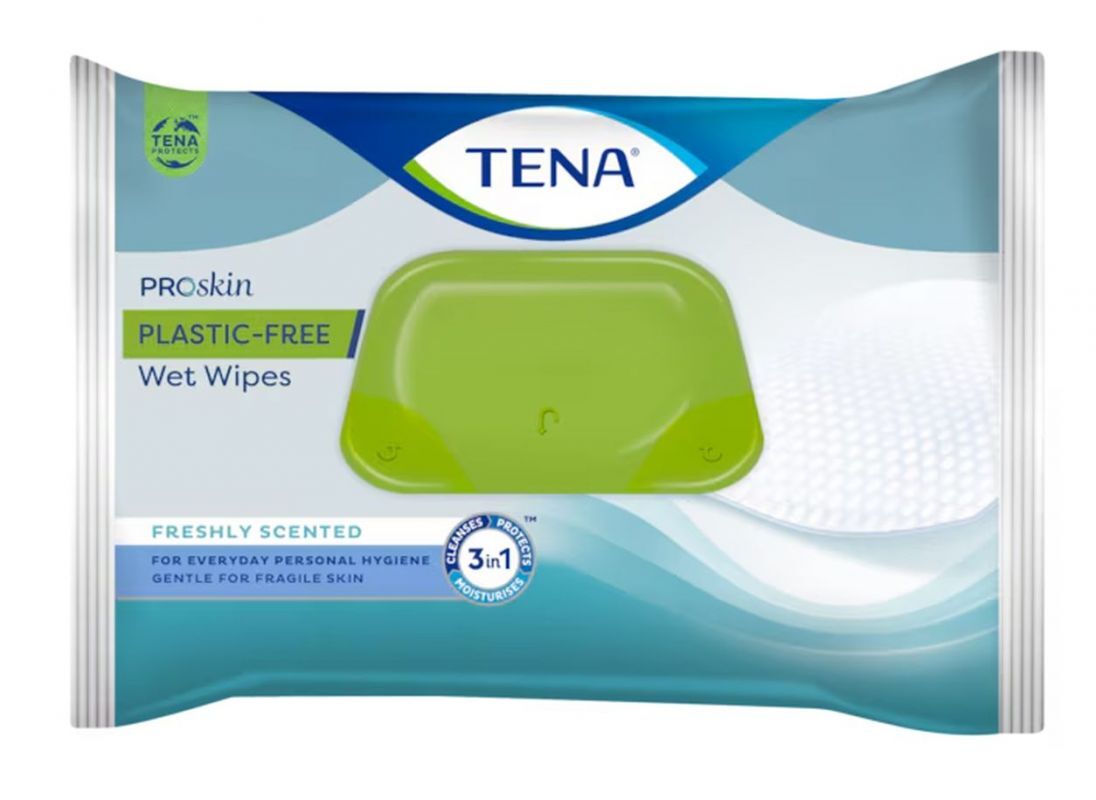 TENA PROSKIN PLASTIC-FREE Wet Wipes Original Wet wipes 48 pcs.
