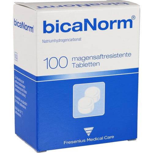 Treatment of metabolic acidosis, BICANORM gastro-resistant tablets
