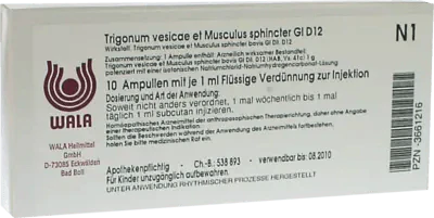Trigonum vesicae and Musculus sphincter Gl D 12 UK