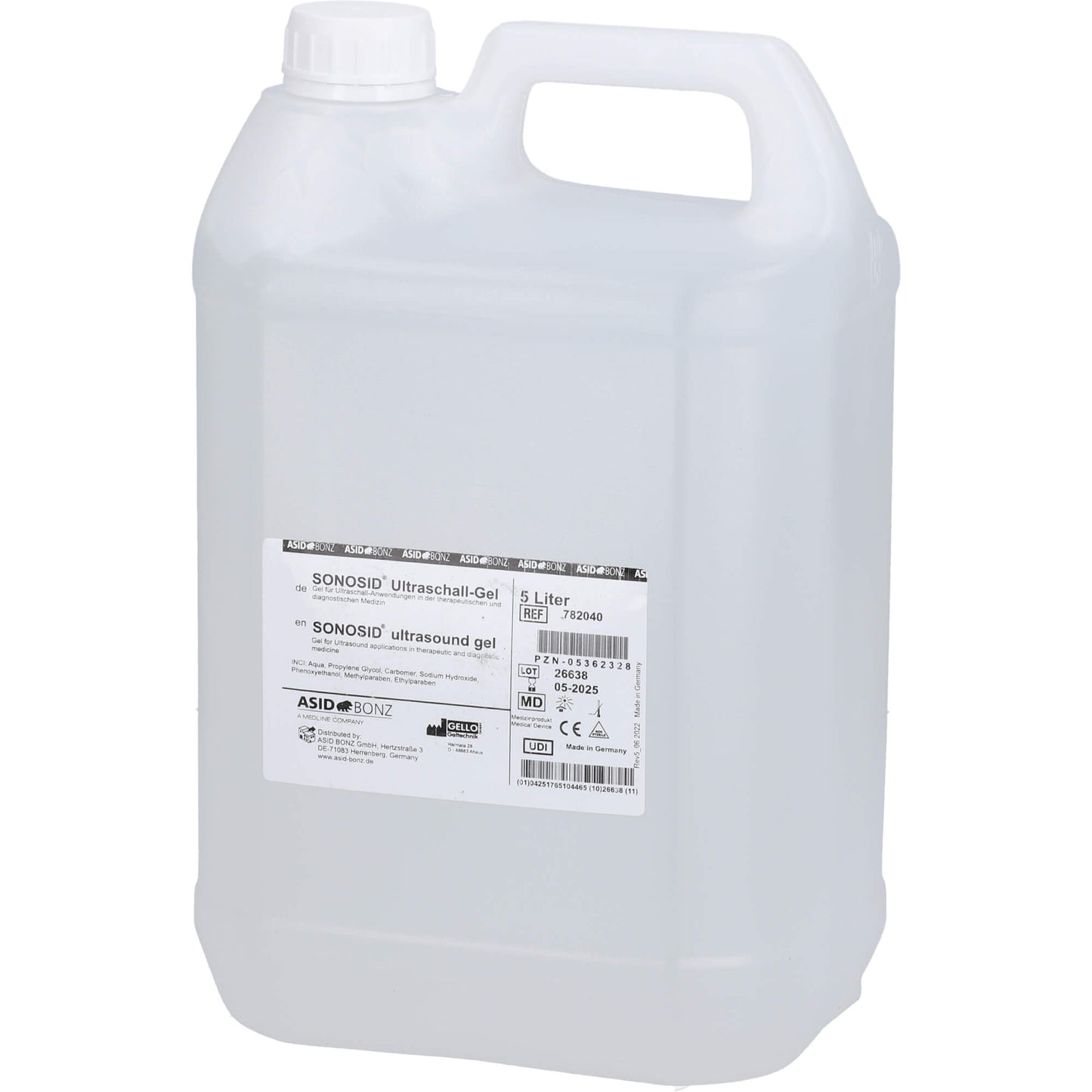 ULTRASOUND GEL canister 5L
