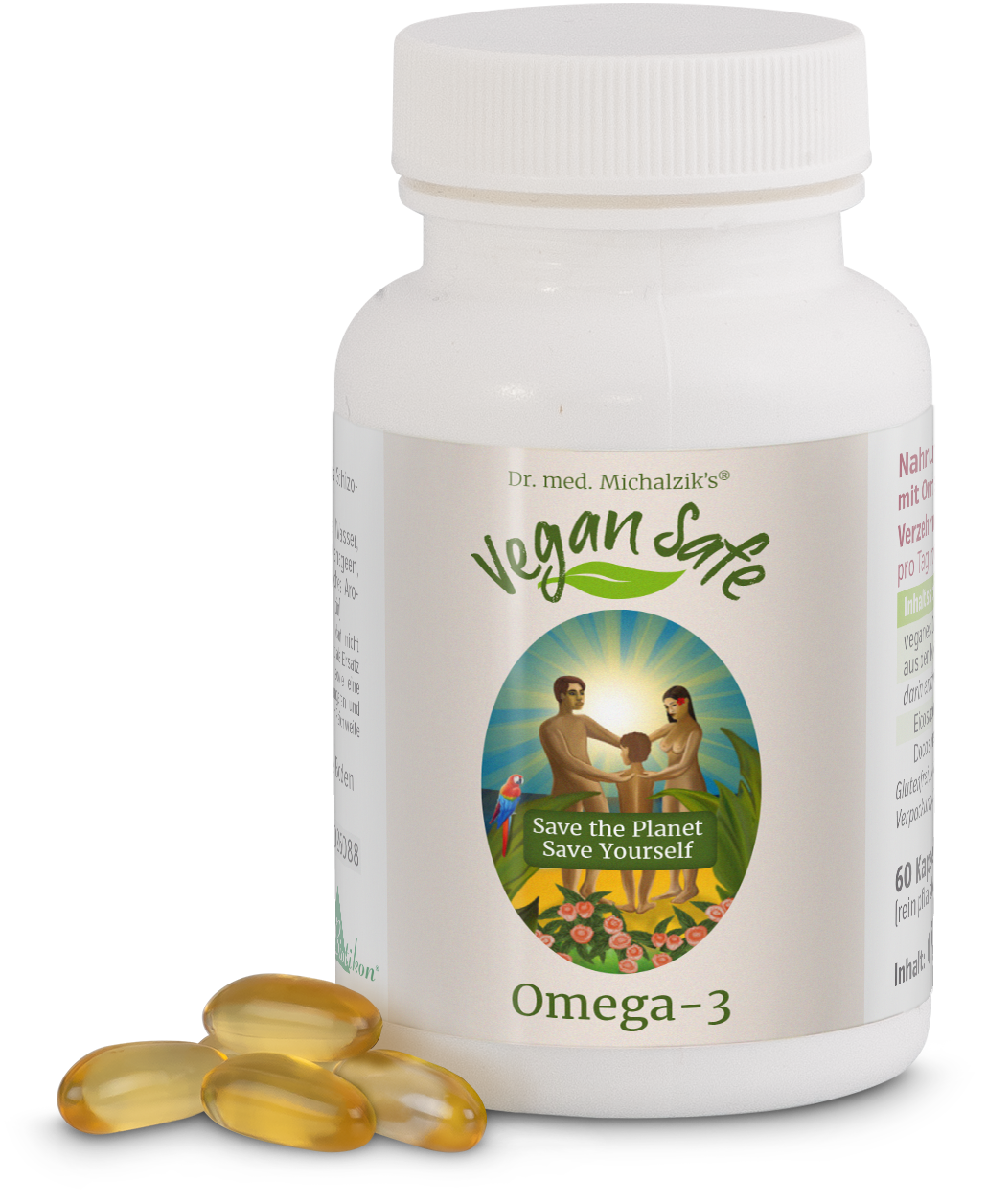 VEGAN SAFE Omega-3 capsules 60 pcs