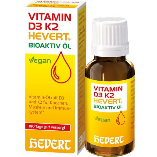 VITAMIN D3 K2 Hevert Bioactive Oil 20 ml