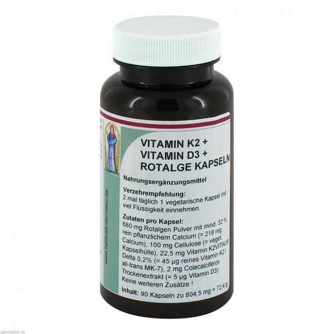 VITAMIN K2+VITAMIN D3+Red Algae Capsules