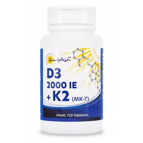 Vitamin D3 2,000 IU + K2 (MK-7) 120 pcs
