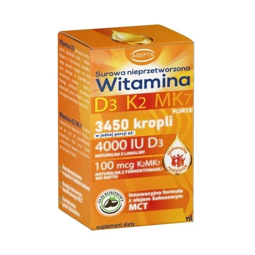 Vitamin D3 K2 Mk7 drops