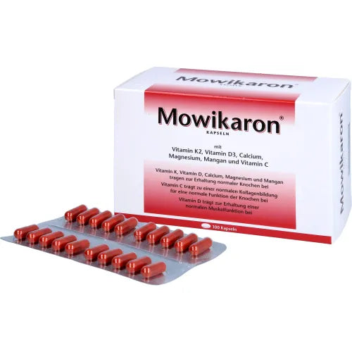 Vitamin K2, vitamin D3, calcium, magnesium, manganese, vitamin C, MOWIKARON Capsules