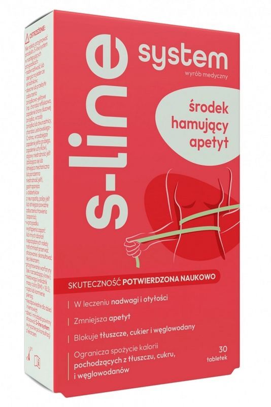 Weight loss by limiting the absorption of fats, S-Line System