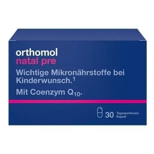 Women's health, fertility, sexual reproduction, ORTHOMOL Natal pre UK