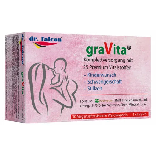 Women trying to conceive, pregnant women, breastfeeding women, DR.FALCON graVita Softgels