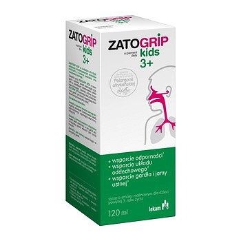 ZATOGRIP KIDS 3+ SYROP 120 ML