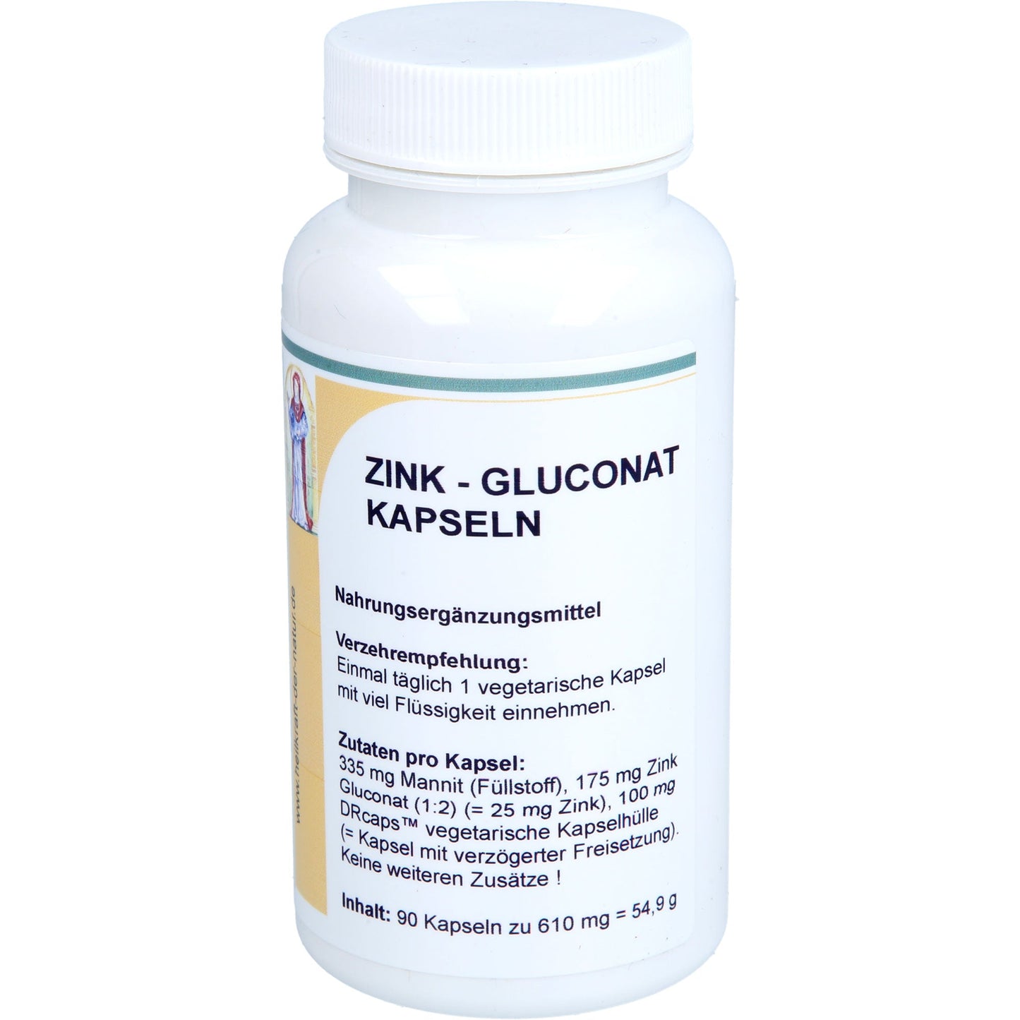 ZINC 25 mg Zinc Gluconate Capsules