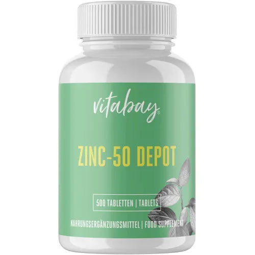 ZINC 50 Depot Zinc Gluconate Vegan High Dose Tablets
