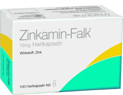 Zinc ion (zinc ions), ZINKAMIN Falk 15 mg hard capsules