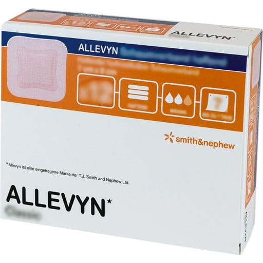 ALLEVYN foam dressing 7x8 cm adhesive UK