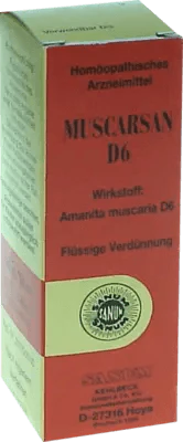 Amanita muscaria, anxiolytic, stimulants, analgesic, anti inflammatory, MUSCARSAN D 6 drops UK
