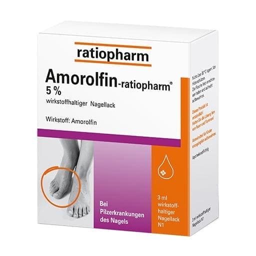 AMOROLFIN, amorolfine hydrochloride 5% nail polish containing active ingredients UK