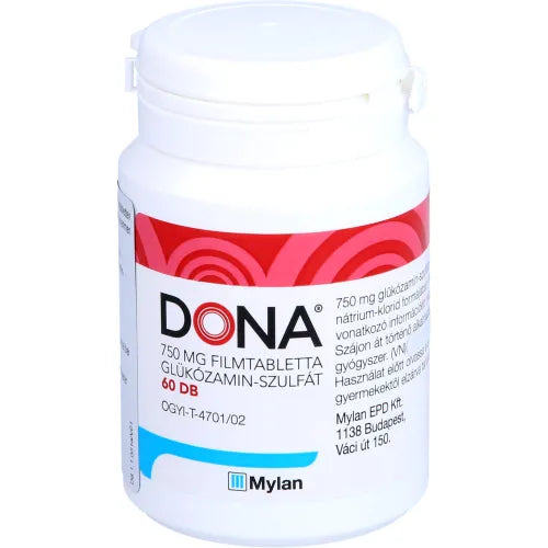 anti-rheumatic (antirheumatic) DONA 750 mg film-coated tablets 180 tablets
