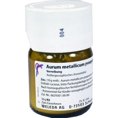 Anxiety and depression, Sedation & Sleep, AURUM METALLICUM D 6 Trituration UK