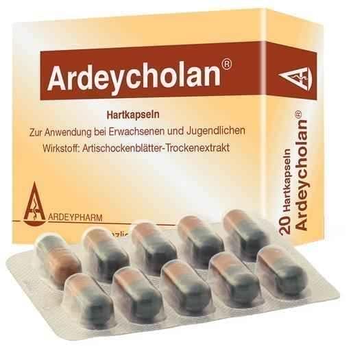 ARDEYCHOLAN hard capsules 20 pc functional disorders of the biliary system UK
