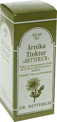 ARNICA TINCTURE Hetterich, remedy for muscle rheumatic UK
