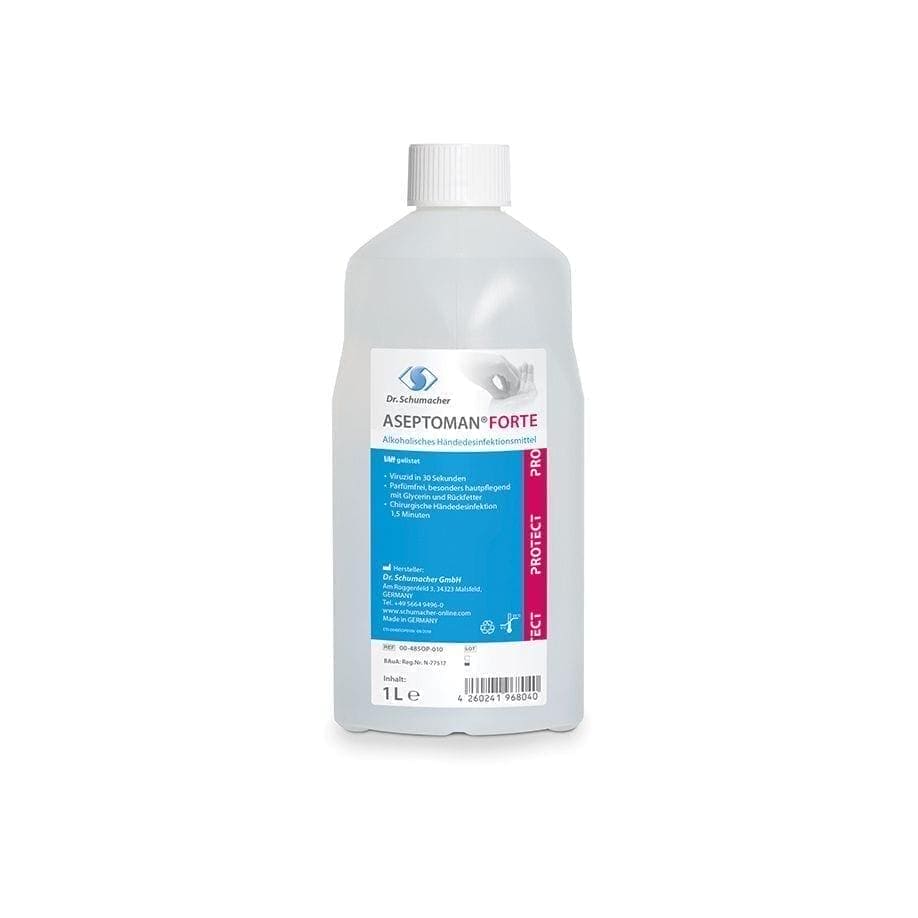 ASEPTOMAN forte, alcoholic, hand disinfection, surgical hand disinfectant UK