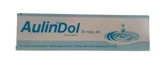 AulinDol gel, nimesulide, Nimesulidum UK