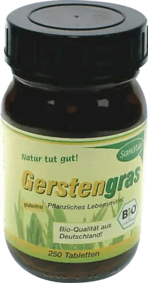 BARLEY GRASS fatigue, potassium, molybdenum, vitamin K, tablets UK