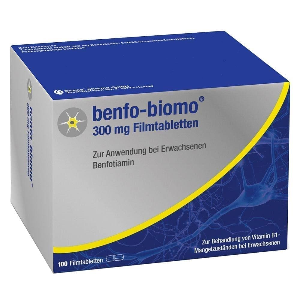 BENFO-biomo 300 mg benfotiamine, vitamin b1 deficiency UK