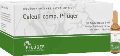 Berberis vulgaris, Epigaea repens, Solidago virgaurea, CALCULI COMP. Pfluger ampoules UK