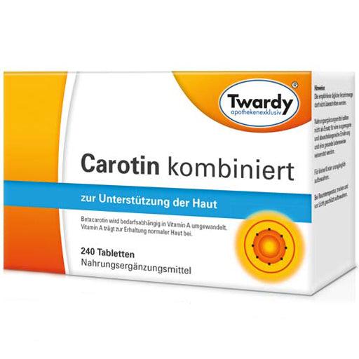 Beta-carotene, pantothenic acid, biotin, CAROTIN COMBINED Tablets UK