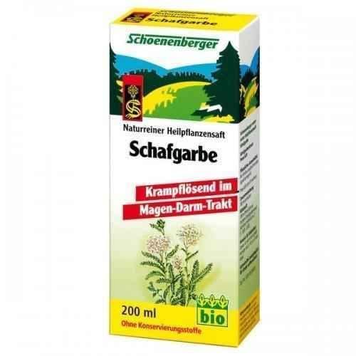 BIO YELLOW Yarrow JUICE 200ml., SCHOENENBERGER UK