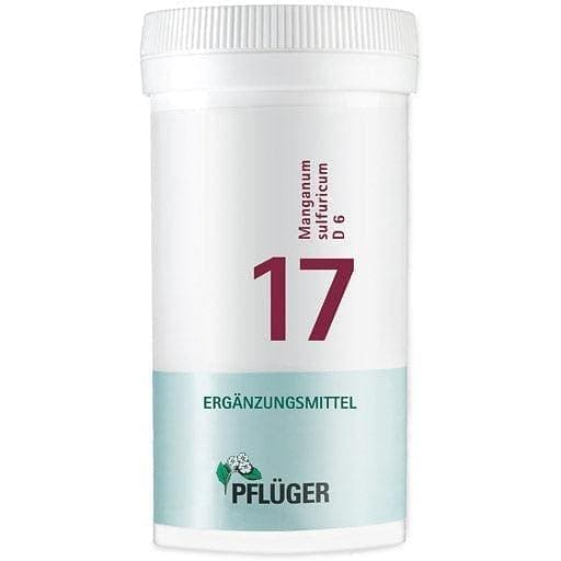 BIOCHEMIE Pfluger 17 Manganum sulfuricum D 6 tabl. UK