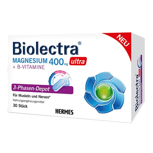 BIOLECTRA Magnesium 400 mg ultra 3-phase depot UK