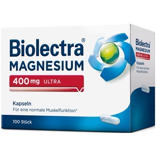BIOLECTRA Magnesium 400 mg ultra capsules UK