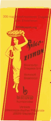 BISCO-ZITRON, bisacodyl, gastro-resistant dragees UK