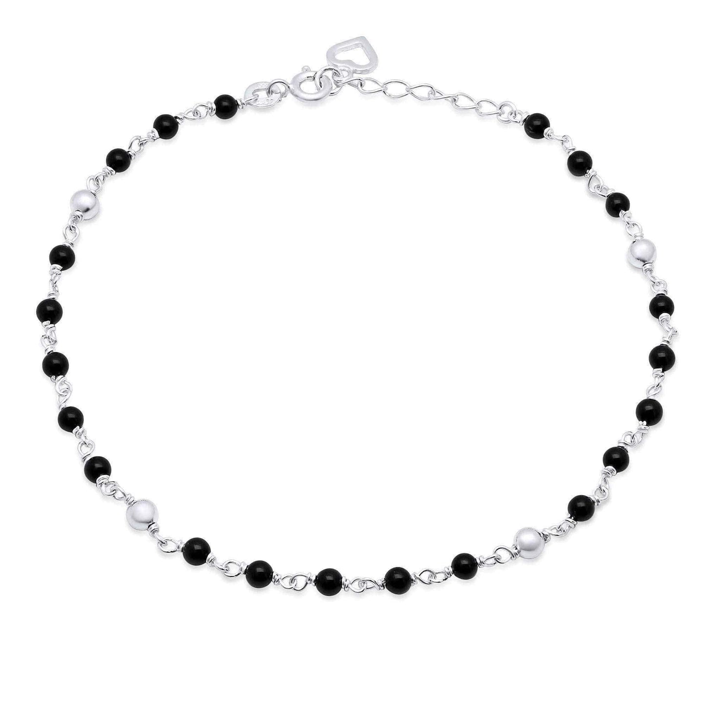 Black Onyx Anklet UK