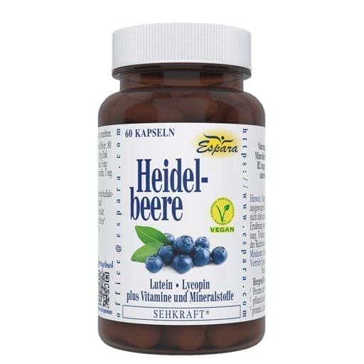 BLUEBERRY, lutein, lycopene, copper, zinc, selenium, vitamins CAPSULES UK