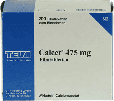 Calcium, CALCET 475 mg film-coated tablets UK