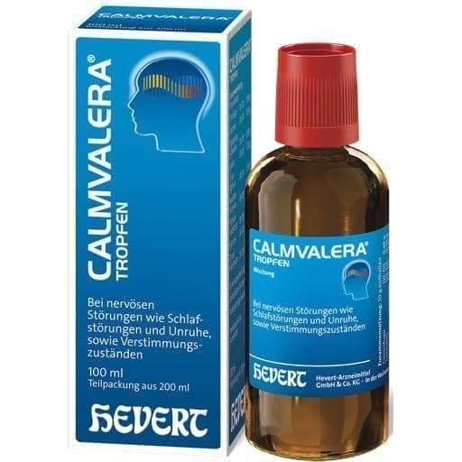 CALMVALERA Hevert drops, nervous sleep disorders and restlessness UK