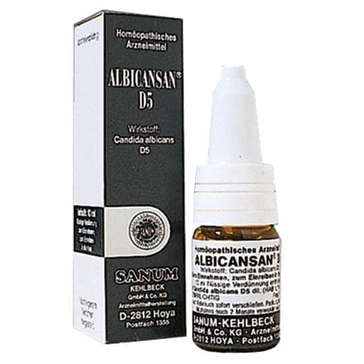 Candida albicans ALBICANSAN D 5 drops 10X10 ml UK