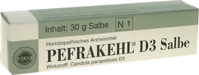 Candida parapsilosis, PEFRAKEHL Ointment D 3 UK