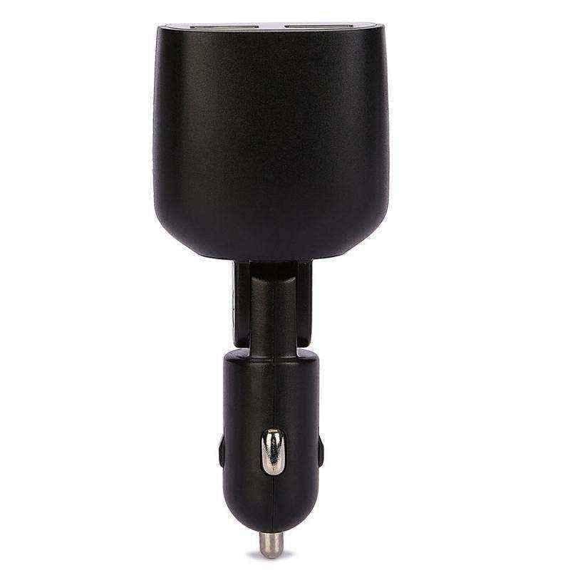 Car phone charger Dual USB LED Display UK