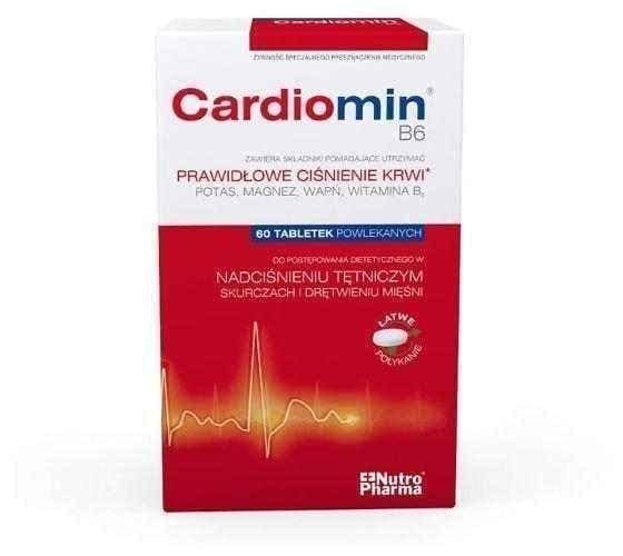 CARDIOMIN magnesium, potassium, vitamin B6 and coenzyme Q10 UK