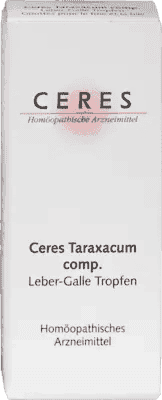 CERES Taraxacum, Liver-Bile Drops, liver complaints, gallbladder pain UK