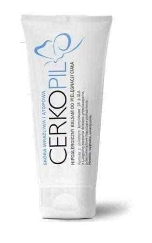 CERKOPIL Hypoallergenic body care lotion 200ml UK