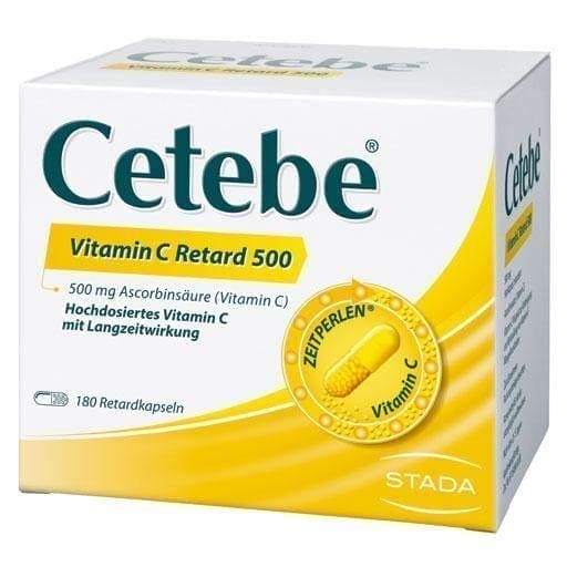 CETEBE vitamin C prolonged release ascorbic acid 500 mg UK